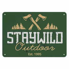 Lade das Bild in den Galerie-Viewer, 14*20cm Horizontale Version Metallschild Blechschilder Deko Schild mit Spruch Wand- und Türdeko mit Fotos Text selbst gestalten und bedrucken