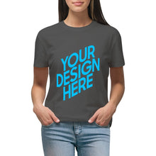 Lade das Bild in den Galerie-Viewer, Beidseitiger Druck Kurzarm-T-Shirts für Frauen selbst gestalten und bedrucken
