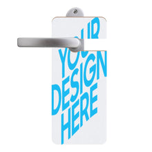 Lade das Bild in den Galerie-Viewer, Haustür hängendes Schild Andere personalisierte Tür Schild mit Foto Text selbst gestalten und bedrucken