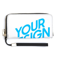 Lade das Bild in den Galerie-Viewer, Lange Brieftasche (horizontale Version) Geldbörse 20,0*10,5cm selbst gestalten und bedrucken