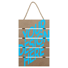 Lade das Bild in den Galerie-Viewer, bedrucktes 20x30cm Wand Holz Schild Deko Spruch zum Aufhängen Kaffee Küche Cafe oder andere Orte mit Foto Text selbst gestalten und bedrucken