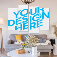 Lade das Bild in den Galerie-Viewer, Ganzes Bild Vertikale Kombination 4 Panel hängende Poster / Leinwand Malerei Wandbilder 4-teilig mit Foto selbst gestalten und bedrucken