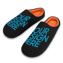 Lade das Bild in den Galerie-Viewer, Winter Premium Hausschuhe Pantoffeln für Herren aus Baumwolle mit Foto selbst gestalten und bedrucken