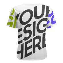 Lade das Bild in den Galerie-Viewer, Multi-Image-Druck Rundhalsshirt Kurzarm T-Shirt TSHIRT mit Brusttasche NTREV2 für Herren mit Fotos Muster Text Logo selbst gestalten und bedrucken