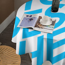 Lade das Bild in den Galerie-Viewer, Runde Tischdecke Tisch Abdeckung für Esszimmer Küche Dekoration mit Fotos Muster Text Logo selbst gestalten und bedrucken