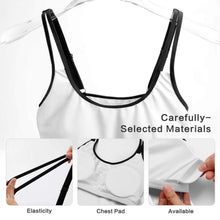 Lade das Bild in den Galerie-Viewer, Große Größen Einzelbilddruck Voll Druck Damen / Frauen Tankini Set Over Size QZ6072 mit Fotos Muster Text Logo selbst gestalten und bedrucken