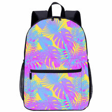 Lade das Bild in den Galerie-Viewer, 17 Zoll Rucksack Schulrucksack Schultasche mit einer Schicht mit Fotos Muster Text Logo selbst gestalten und bedrucken