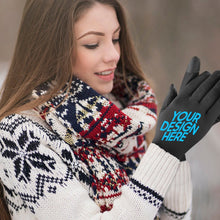 Lade das Bild in den Galerie-Viewer, Winter Wasserdichte Handschuhe Fingerhandschuhe Skihandschuhe Bleib Warm für Damen / Frauen mit Foto selbst gestalten und bedrucken