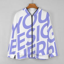 Lade das Bild in den Galerie-Viewer, Herren / Männer Einzelbild-Design Langarm Kapuzenpullover Jacke Kapuzensweatshirt WY14 mit Ihrem Design Motiv Foto Text selbst gestalten und bedrucken