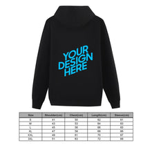 Lade das Bild in den Galerie-Viewer, Taschenloser Premium Kapuzenpullover für Frauen selbst gestalten und bedrucken