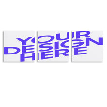 Lade das Bild in den Galerie-Viewer, Quadrat-Stil Ganzes Bild 3 Panel hängende Poster / Leinwandbild 3-teilig / Leinwand Malerei Wandbilder mit Foto selbst gestalten und bedrucken