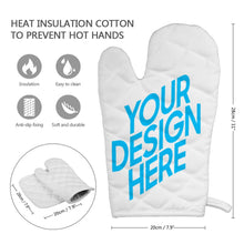 Lade das Bild in den Galerie-Viewer, Hitzebeständige Handschuh und Pad Set Ungespiegeltes Druck selbst gestalten und bedrucken