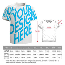 Lade das Bild in den Galerie-Viewer, 100% Baumwolle T-Shirt TSHIRT Voll Druck für Männer Herren mit Foto Text selbst gestalten und bedrucken