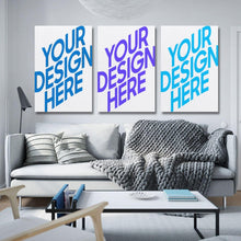 Lade das Bild in den Galerie-Viewer, Multi-Image-Design Druck Vertikale-Version 2:3 hängende Poster 3 Panel / Wandbilder 3-teilig / Leinwandbild Malerei mit Foto selbst gestalten und bedrucken