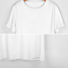 Lade das Bild in den Galerie-Viewer, Große Größen Einzelbilddruck Damen / Frauen T-Shirt TSHIRT Kurzarm A562 mit Fotos Muster Text Logo selbst gestalten und bedrucken