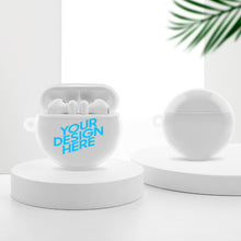 Lade das Bild in den Galerie-Viewer, TPU Case Schutzhülle für Huawei Bluetooth Kopfhörer Ohrhörer (transparent) mit Logo Motiv oder Foto selbst gestalten und bedrucken