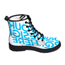 Lade das Bild in den Galerie-Viewer, Damen / Herren Leder Winter Stiefel Voll bedruckte Stiefel mit Foto selbst gestalten und bedrucken