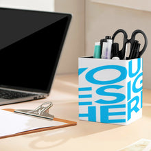 Lade das Bild in den Galerie-Viewer, Quadratischer Stiftehalter mit Foto Design Motiv Text selbst gestalten und bedrucken