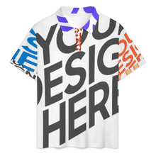 Lade das Bild in den Galerie-Viewer, Multi-Image-Design Herren Shorty Polo Shirt Kurzarm Set mit Short A46TZ mit Foto Design Motiv Text selbst gestalten und bedrucken