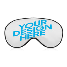 Lade das Bild in den Galerie-Viewer, Schlafmaske Augenmaske Schwarz selbst gestalten und bedrucken