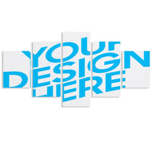 Lade das Bild in den Galerie-Viewer, Ganzes Bild Vertikale Kombination 5 Panel hängende Poster / Wandbilder 5-teilig / Leinwand Malerei mit Foto selbst gestalten und bedrucken