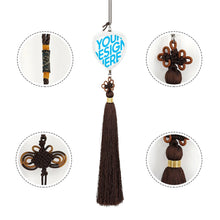 Lade das Bild in den Galerie-Viewer, Auto Anhänger aus Kristall mit Fotos Muster Text Logo selbst gestalten und bedrucken