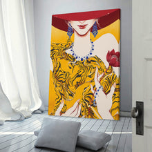 Lade das Bild in den Galerie-Viewer, 2:3 Vertikale Version Aufhängende Leinwand Malerei / Hängende Gemälde 24×36 Inch (60×90cm) mit Foto selbst gestalten und bedrucken