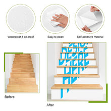 Lade das Bild in den Galerie-Viewer, Treppen Aufkleber Selbstklebend Stufenaufkleber selbst gestalten und bedrucken