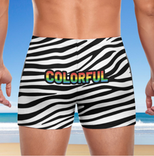 Lade das Bild in den Galerie-Viewer, Multi-Image-Druck Männer / Herren Badeshort Badehose Boxerbadehose mit Fotos Muster Text Logo selbst gestalten und bedrucken