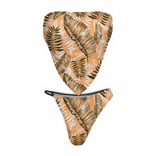 Lade das Bild in den Galerie-Viewer, 2023 New Modische Sexy Einzelbild-Design Bustier Push-Up Bikini Set 2 teilig J203D65 mit Ihrem Foto Motiv und Text selbst gestalten und bedrucken