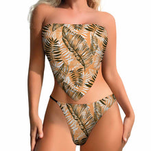 Lade das Bild in den Galerie-Viewer, 2023 New Modische Sexy Einzelbild-Design Bustier Push-Up Bikini Set 2 teilig J203D65 mit Ihrem Foto Motiv und Text selbst gestalten und bedrucken