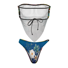 Lade das Bild in den Galerie-Viewer, 2023 New Modische Sexy Multi-Image-Design Bustier Push-Up Bikini Set 2 teilig J203D65 mit Ihrem Foto Motiv und Text selbst gestalten und bedrucken