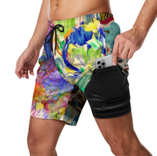 Lade das Bild in den Galerie-Viewer, 2023 New Multi-Image-Design Herren Badehose Funktion Kompression Schnelltrocknende Beachshorts Bademode Männer mit Fotos Muster Text Logo selbst gestalten und bedrucken