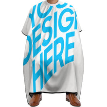 Lade das Bild in den Galerie-Viewer, Friseurschürze Friseurumhang für Damen / Herren mit Fotos Muster Text Logo selbst gestalten und bedrucken