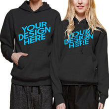 Lade das Bild in den Galerie-Viewer, Damen / Herren Paare Unisex Kapuzenpullover Hoodie / Sweatshirt mit Kapuze ( mit Taschen / Frontdruck / Pyrograph ) mit Foto selbst gestalten und bedrucken