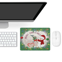 Lade das Bild in den Galerie-Viewer, 20,5 x 25,5cm Mauspad aus Leder mit Foto Text selbst gestalten und bedrucken