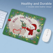 Lade das Bild in den Galerie-Viewer, 20,5 x 25,5cm Mauspad aus Leder mit Foto Text selbst gestalten und bedrucken