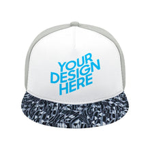 Lade das Bild in den Galerie-Viewer, Herren & Damen Snapback Cap Plain Gummi Baseballkappe mit einer Vielzahl von Farben selbst gestalten und bedrucken
