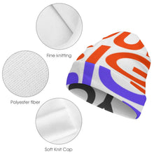 Lade das Bild in den Galerie-Viewer, Multi-Image-Druck Volldruck Strickmütze Beanie Wintermütze für Herren und Damen mit Fotos Muster Text Logo selbst gestalten und bedrucken