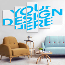 Lade das Bild in den Galerie-Viewer, Ganzes Bild Vertikale Kombination 5 Panel hängende Poster / Wandbilder 5-teilig / Leinwand Malerei mit Foto selbst gestalten und bedrucken