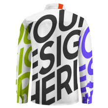 Lade das Bild in den Galerie-Viewer, Große Größen Multi-Image-Druck Voll Druck Herren / Männer Hemd Langarmhemd LS mit Fotos Muster Text Logo selbst gestalten und bedrucken
