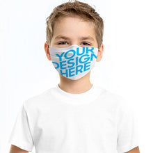 Lade das Bild in den Galerie-Viewer, Kindermaske Gesichtsmaske mit Filter (mehrere Ersatz-Filtern Stilen) selbst gestalten und bedrucken
