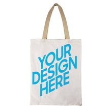 Lade das Bild in den Galerie-Viewer, 35*45cm Einseitiger Druck Canvas Stoffbeutel Einkaufstasche Tote Bag selbst gestalten und bedrucken