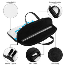 Lade das Bild in den Galerie-Viewer, Laptoptasche Notebooktasche Businesstasche aus Leder mit Foto Design Motiv Text selbst gestalten und bedrucken