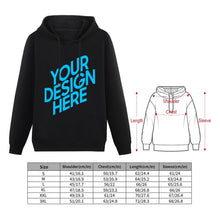 Lade das Bild in den Galerie-Viewer, Kapuzenpullover Hoodie / Sweatshirt mit Kapuze für Damen ( Keine Taschen / Frontdruck ) mit Foto selbst gestalten und bedrucken