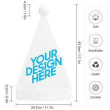 Lade das Bild in den Galerie-Viewer, Weihnachtsmütze Weihnachtshüte für Erwachsene selbst gestalten und bedrucken