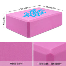 Lade das Bild in den Galerie-Viewer, Yogablock Rosa Blau Grün selbst gestalten und bedrucken