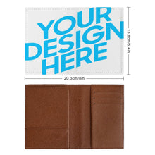 Lade das Bild in den Galerie-Viewer, Vollständig bedruckte Reisepasshülle Schutzhülle Reisepass PU Leder mit Foto Design Motiv Text selbst gestalten und bedrucken