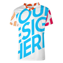 Lade das Bild in den Galerie-Viewer, Multi-Image-Druck Fußball WM Fußballtrikot Jersey Fußball Trikot Herren 3Z06 mit Fotos Muster Text Logo selbst gestalten und bedrucken