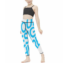 Lade das Bild in den Galerie-Viewer, Leggings Lange Yoga Hose NT09 Eng Kinder mit Foto selbst gestalten und bedrucken